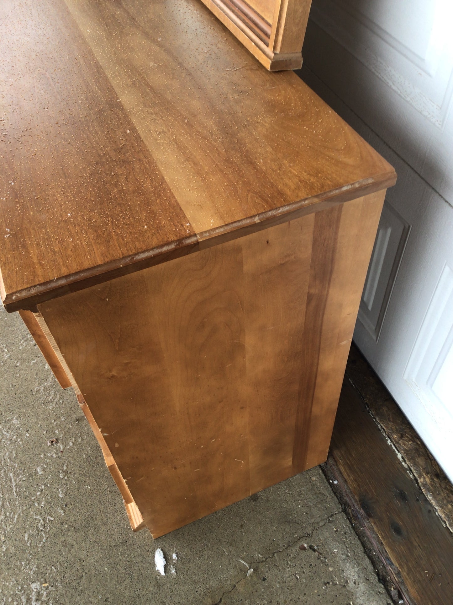 6 Drawer Birch Dresser with Mirror