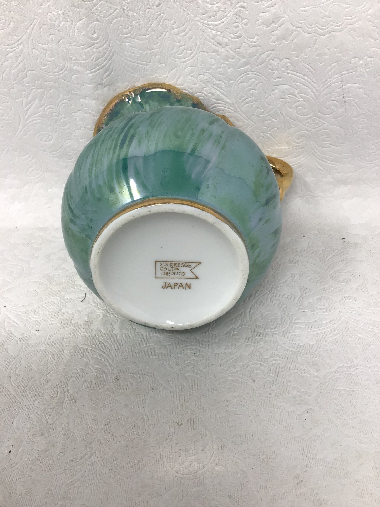Iridescent Turquoise Pitcher