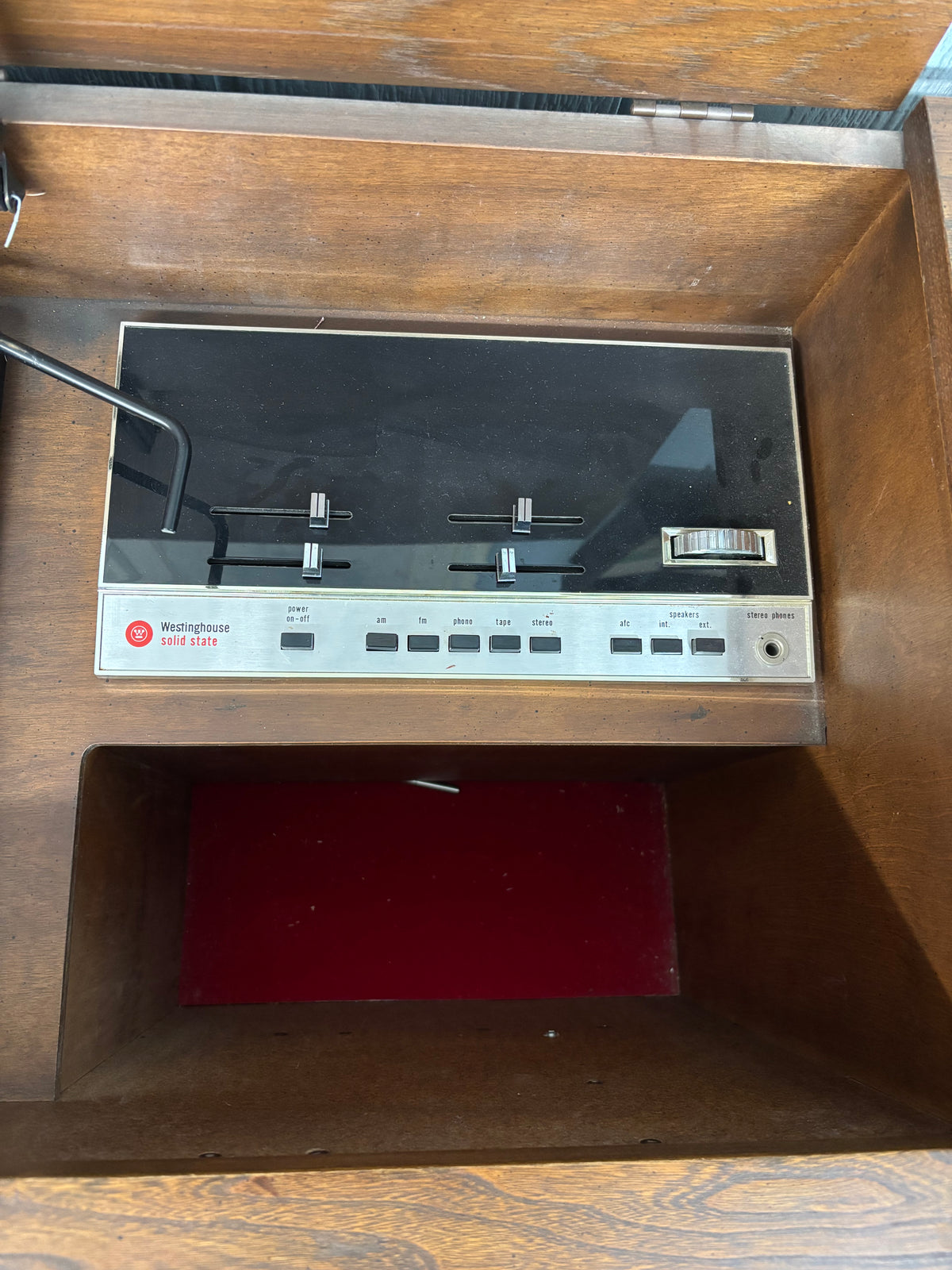 “The Monterey” Vintage MCM Wood Stereo Console