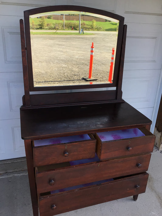 Vintage Quarter Sawn Oak Dresser
