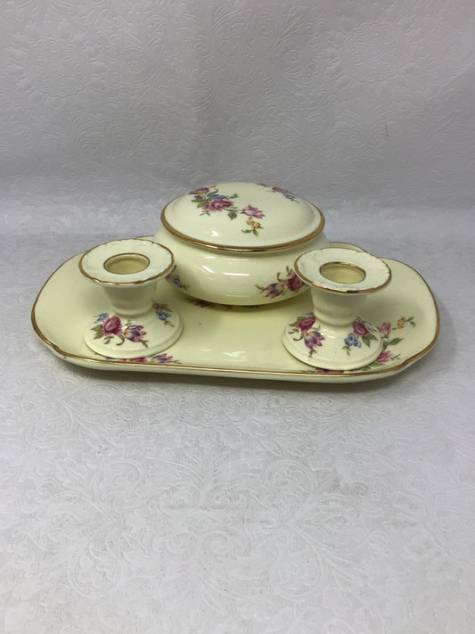 Set of 4 Vintage Adderley Vanity Set
