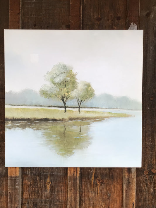 ‘Trees on the Bay’ Canvas Art