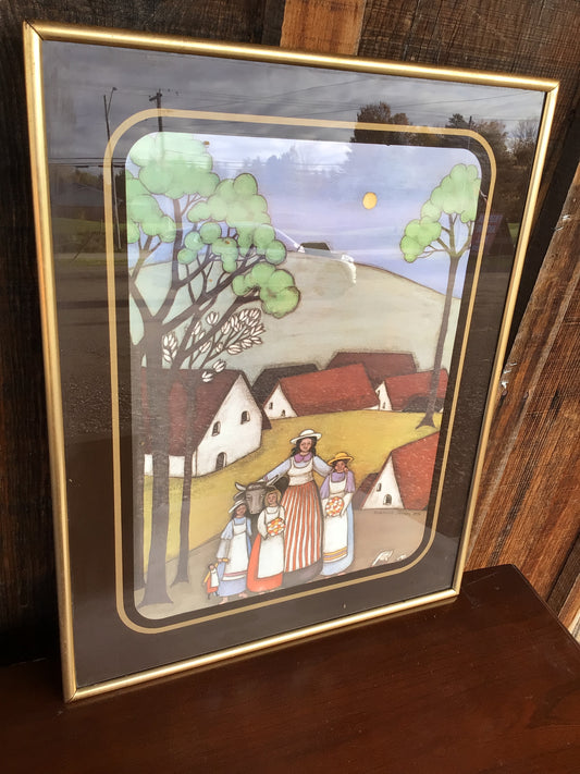 “ Sunday Morning” Lithograph by Rosemarie Belden