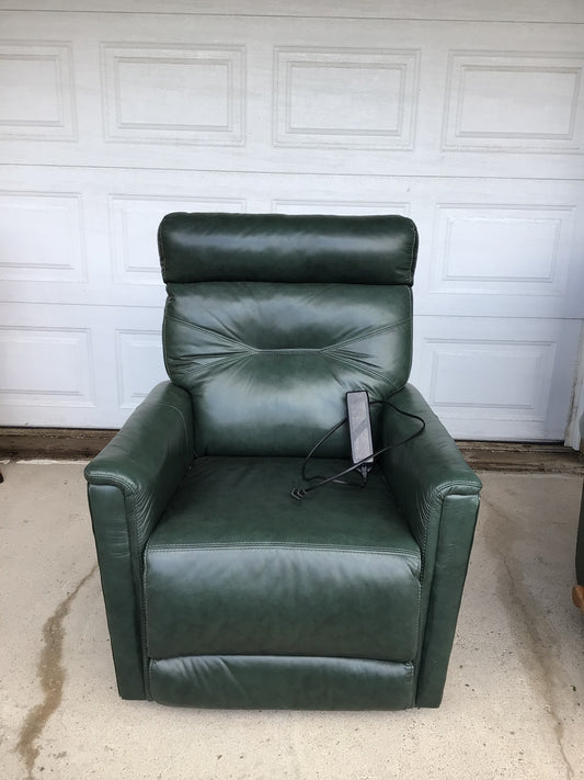 Green Electric Recliner