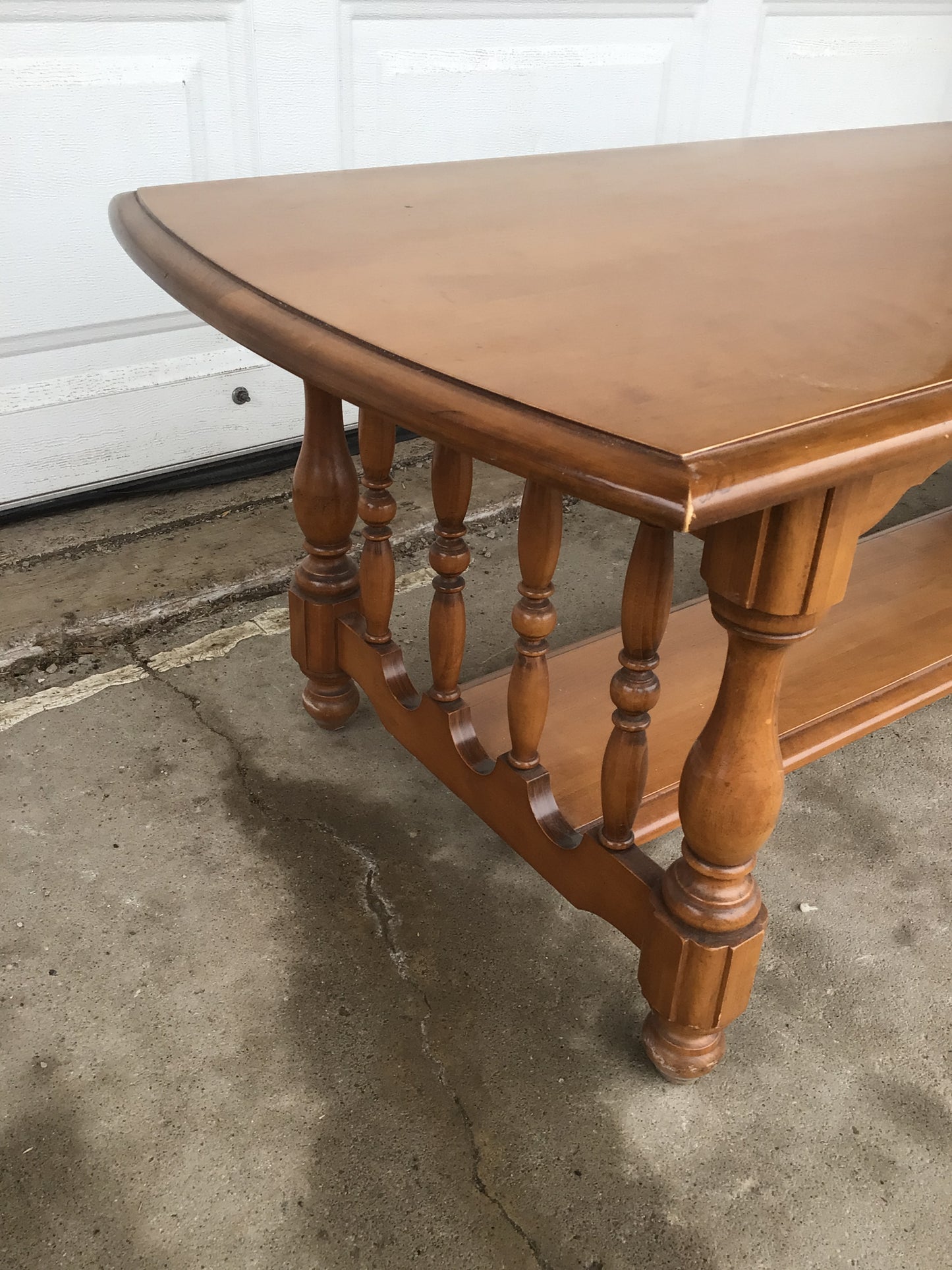 Maple Colonial Style Coffee Table