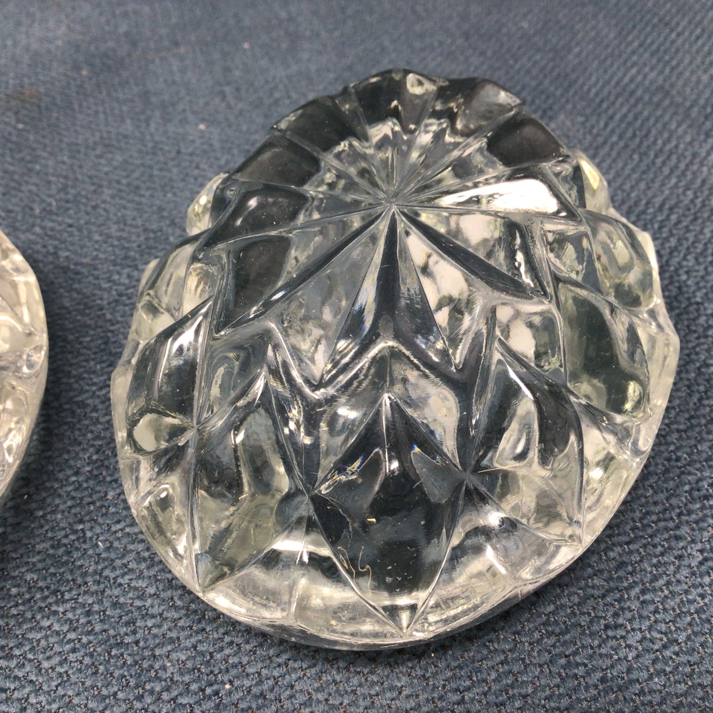Vintage Glass Salt Cellar