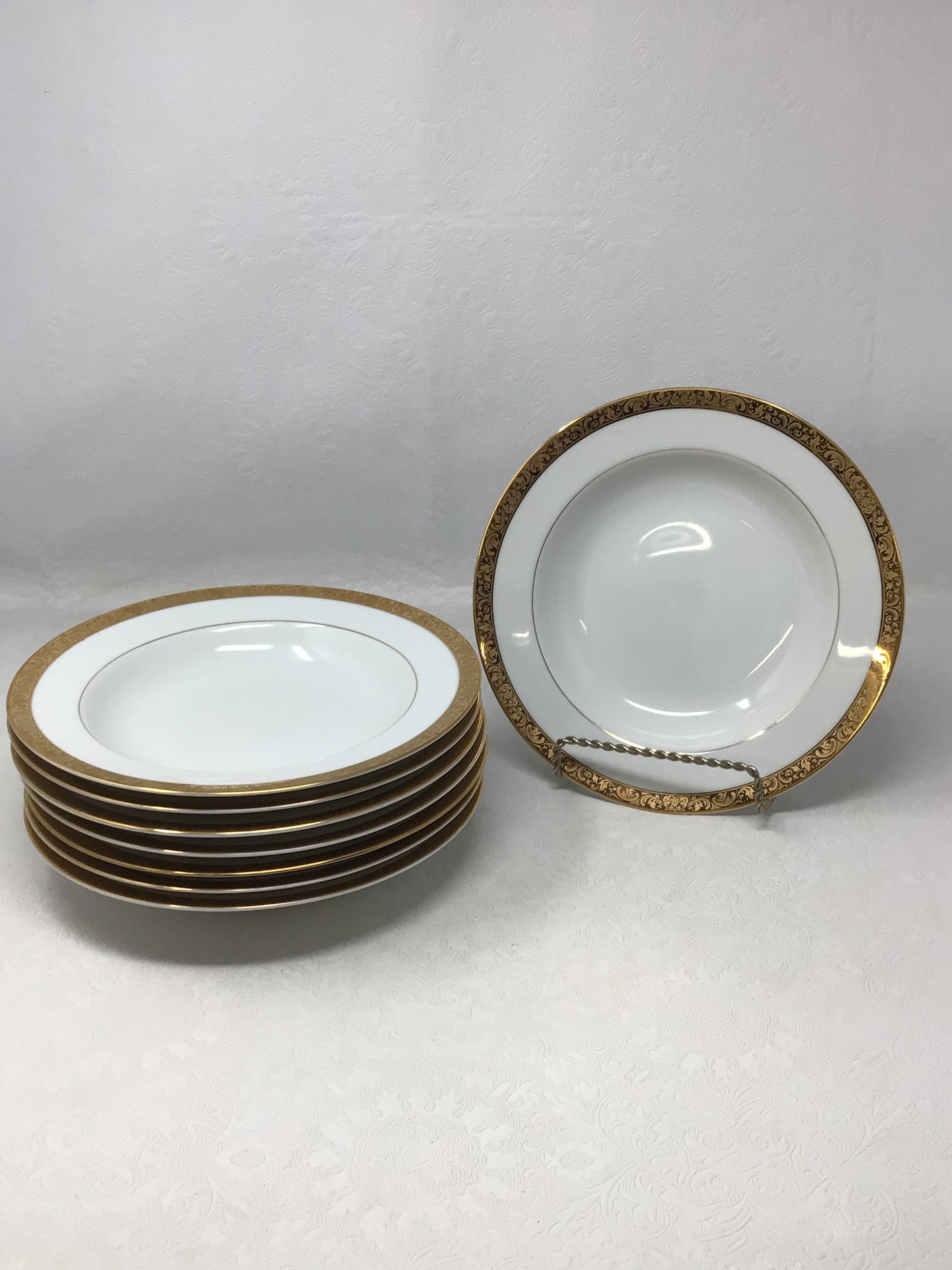 Set of 8 American Atelier Salad Plates