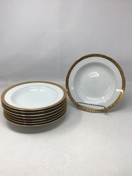 Set of 8 American Atelier Salad Plates
