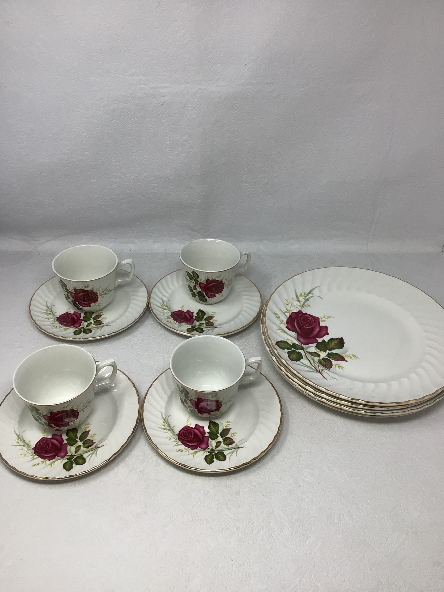 Ridgway Ironstone “Anniversary Rose” Dinnerware