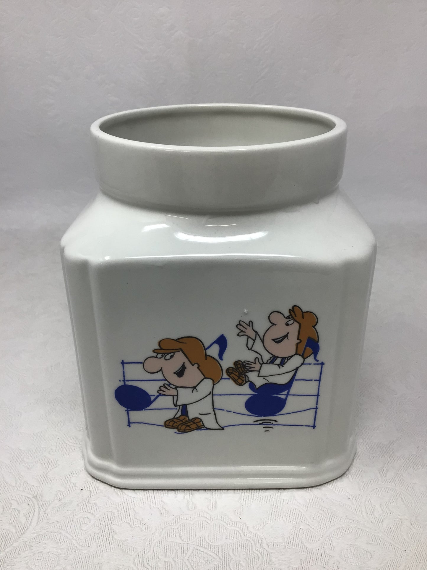 Tetley Tea Canister with "Tea Folk" Characters