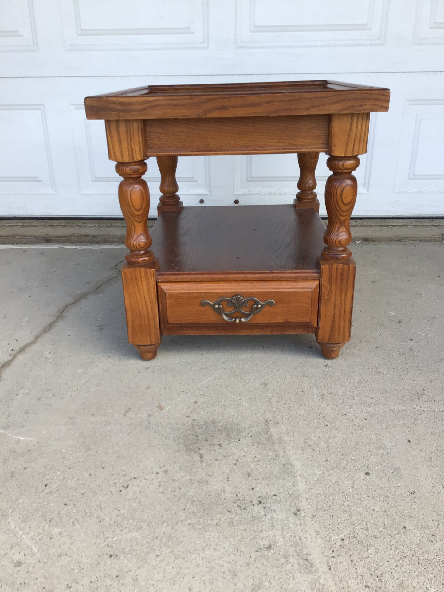 Rustic End Table