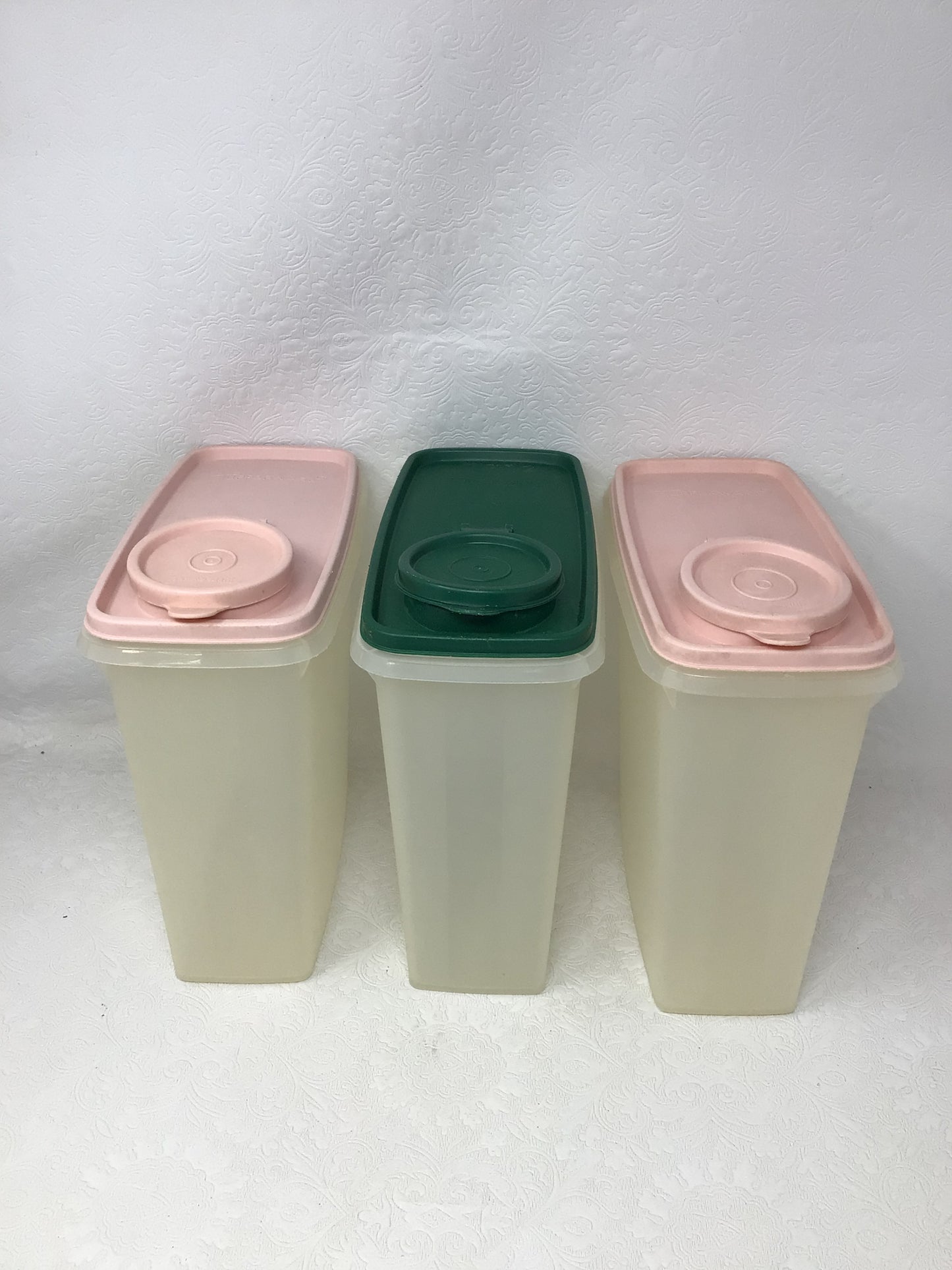 Set of 3 Vintage Tupperware Storage Containers