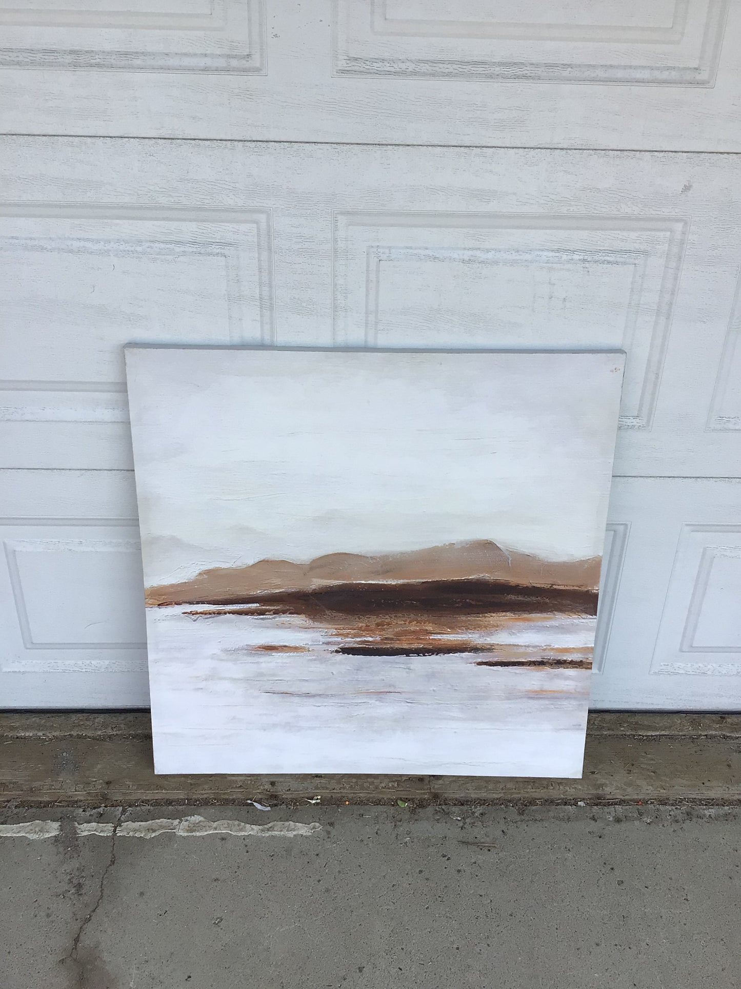 Abstract Minimalist Landscape Painting