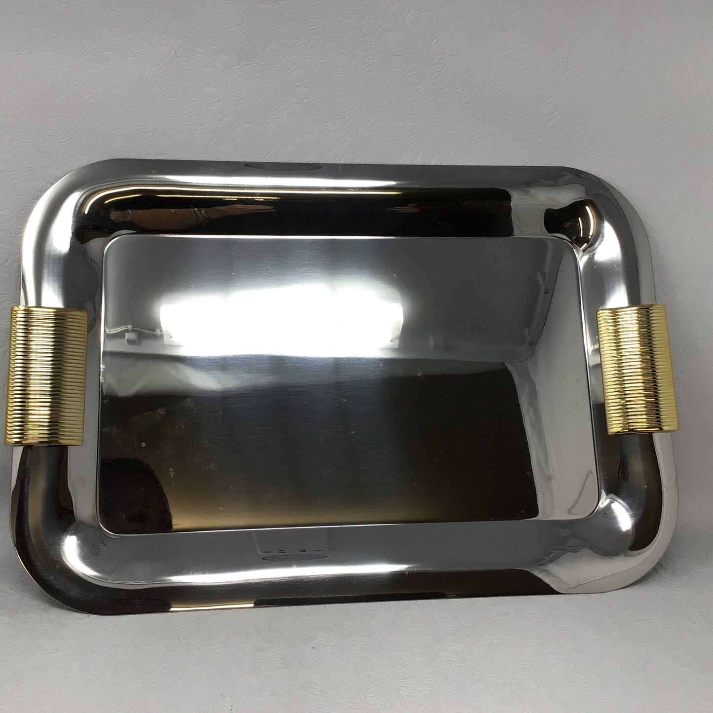 Vintage INOXBECK Italy Silver Plate Tray