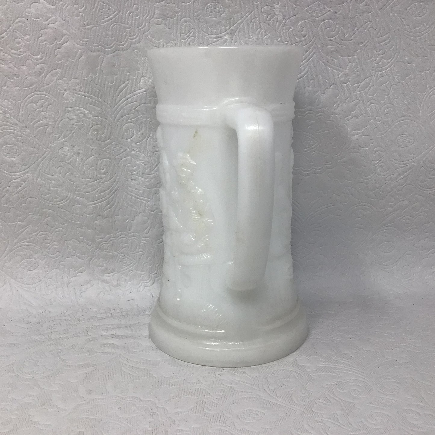 Vintage Federal Milk Glass Tavern Beer Stein Tankard Mug 1960’s