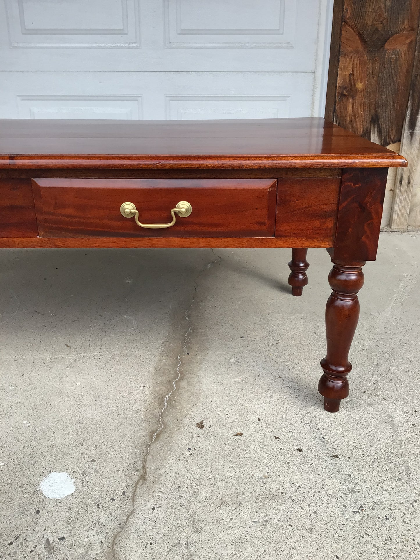 Colonial Style Mahogany Coffee Table