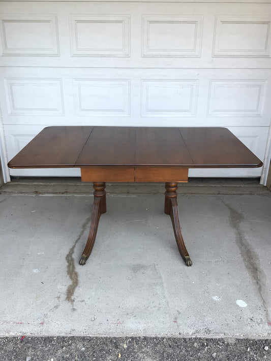 Duncan Phyfe Style Drop-Leaf Table