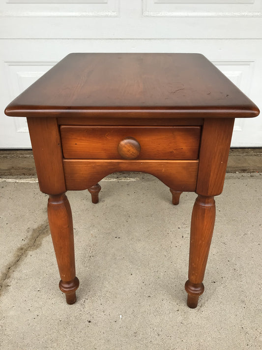 Vintage Solid Pine Side Table