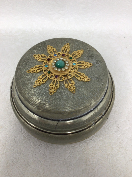 Vintage Musical Powder Box