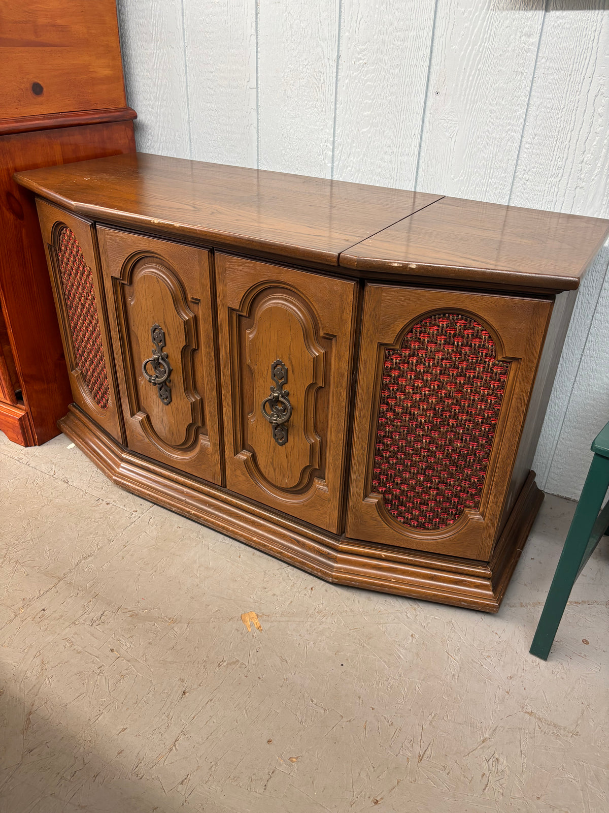 “The Monterey” Vintage MCM Wood Stereo Console