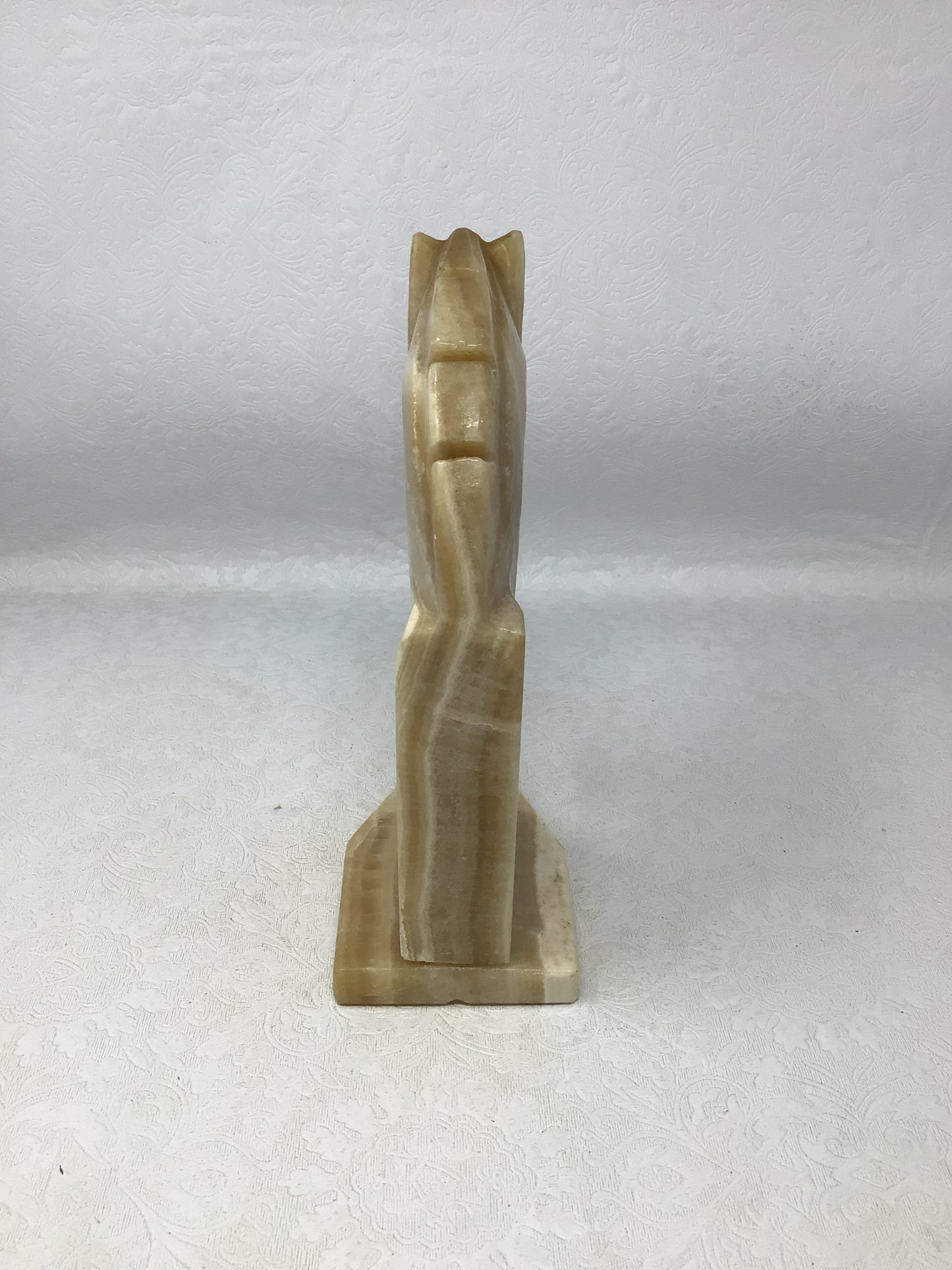 Vintage Onyx Horse Head Bookend