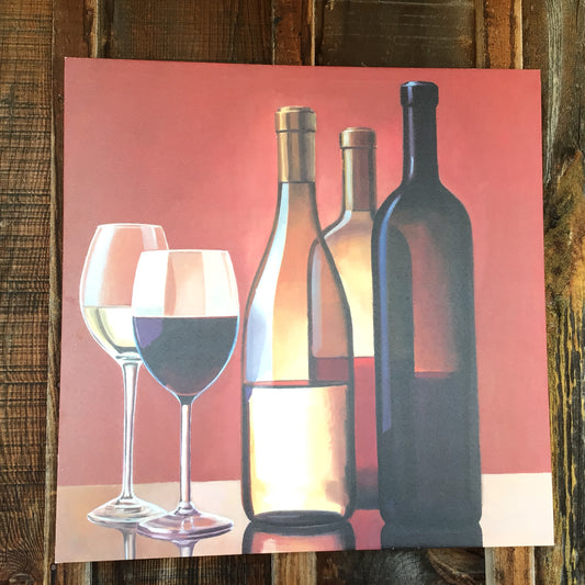 “Wine Trio” by Marc Fabiano - Canvas Wall Art