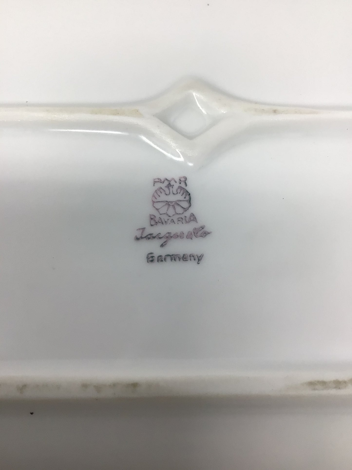 Bavaria Porcelain Pink Greek Platter