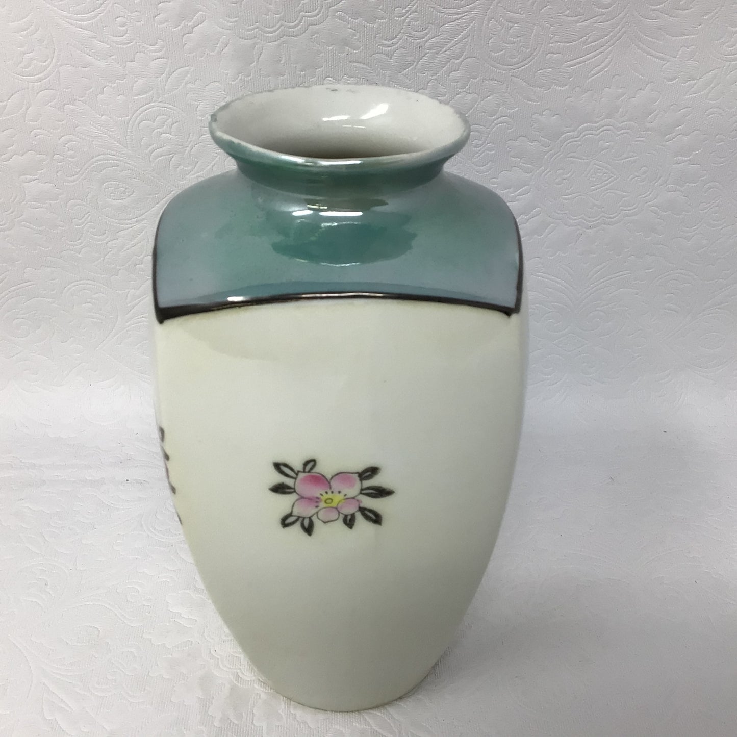 Vintage Hand Painted Japanese Vase