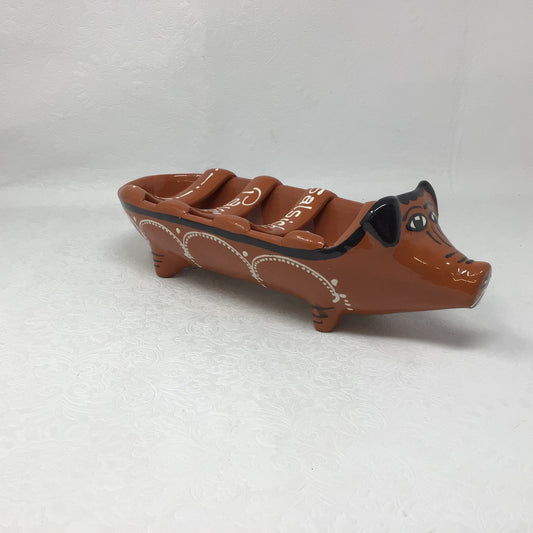 Portuguese Terracotta Traditional Sausage Roaster