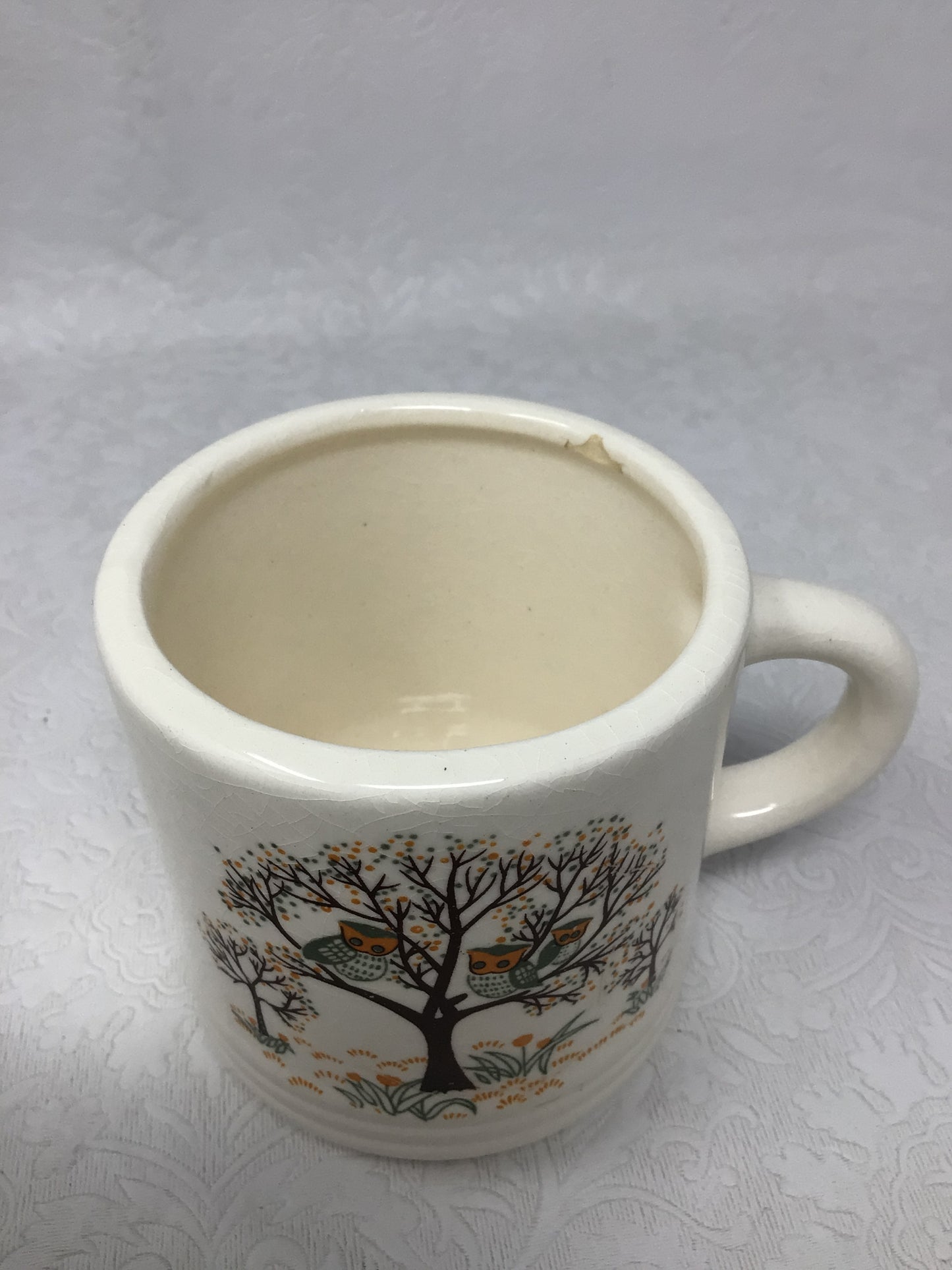 1970s Owl and Tree Tea Set