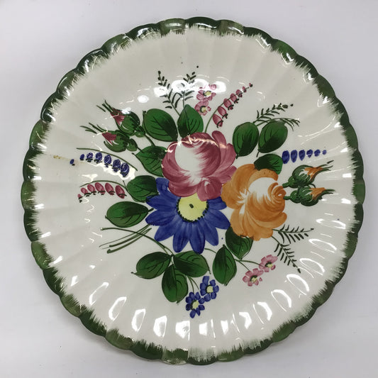 Handpainted Sovereign Earthenware Plate