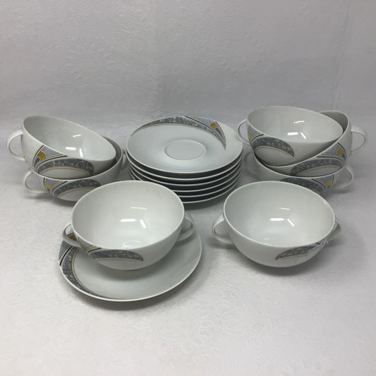 Vohenstrauss Johann Feltman Set of 14 Cups and Saucers