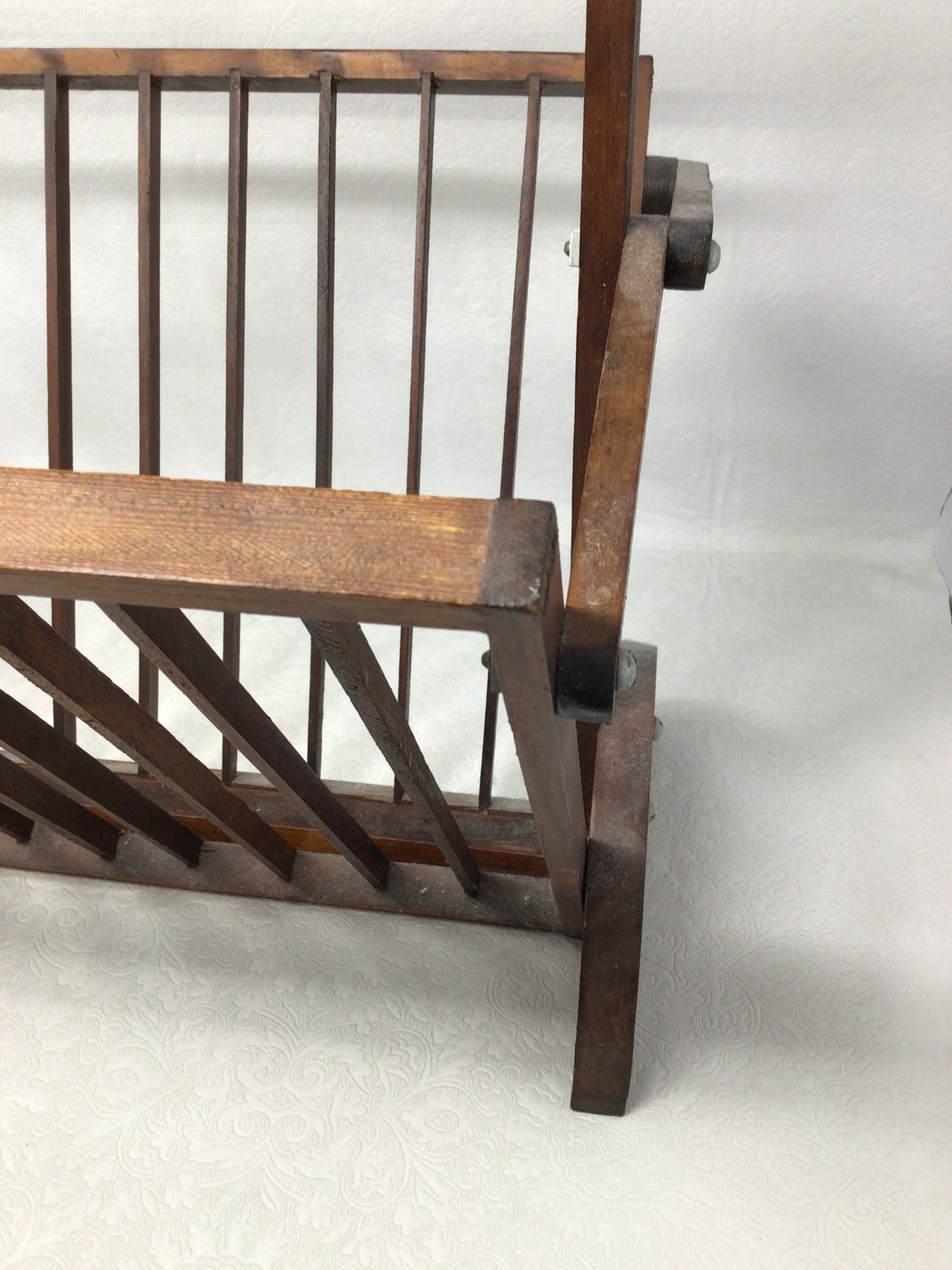 Wooden Folding Magazine Holder