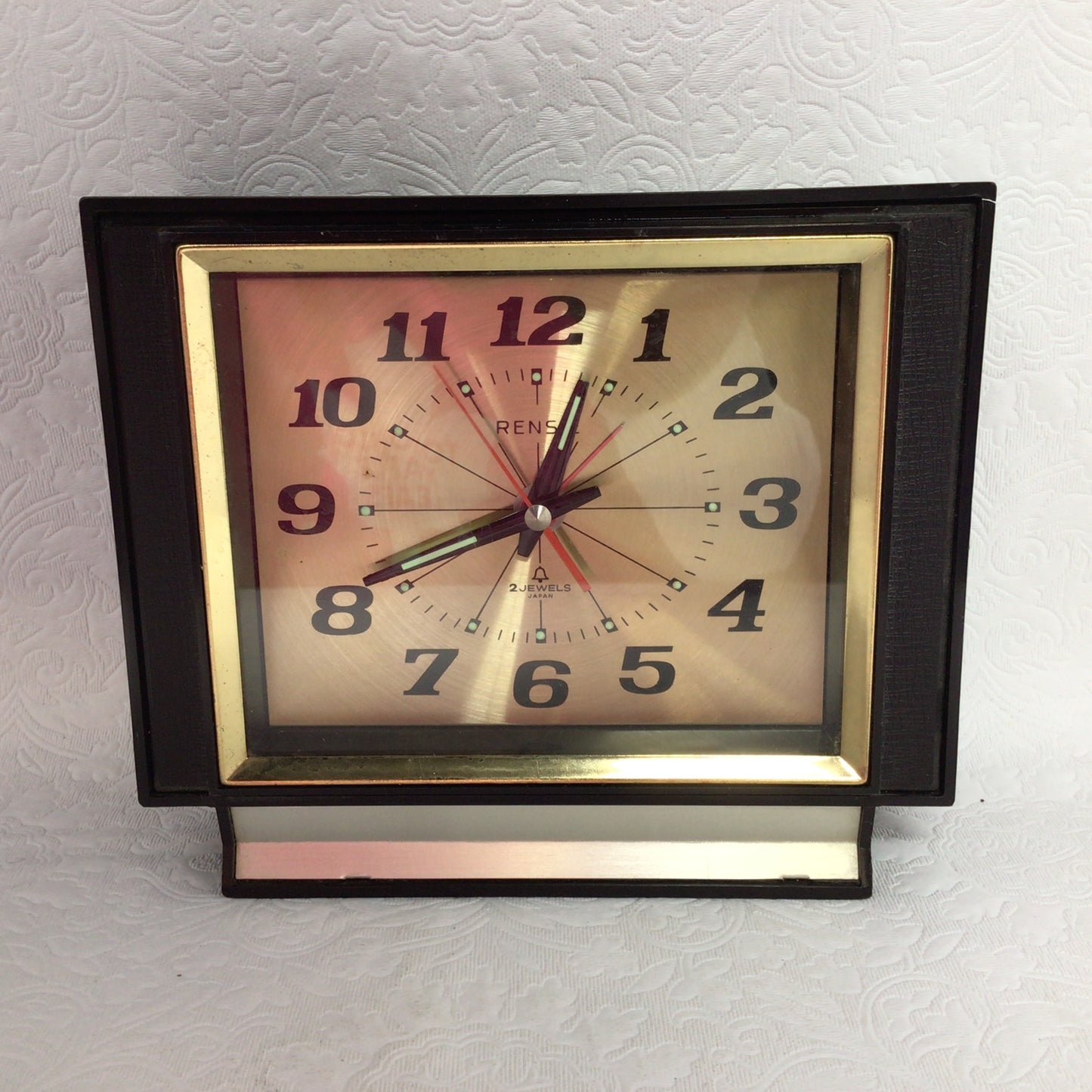 Vintage Rensie Wind Up Mantle Clock