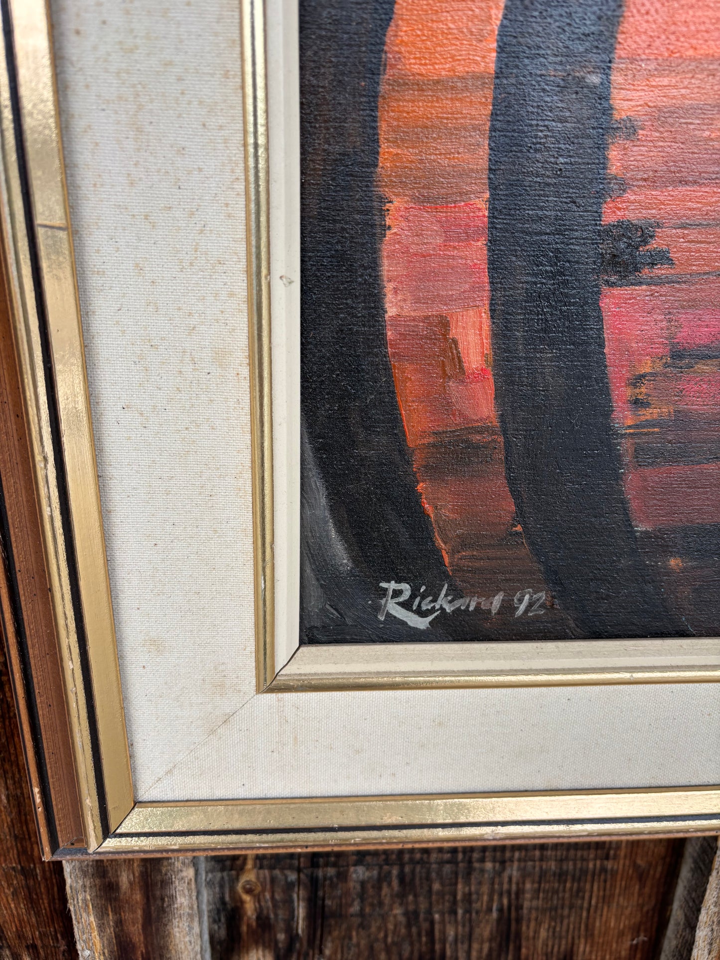 “Three Old Barrels” by Douglas Rickard