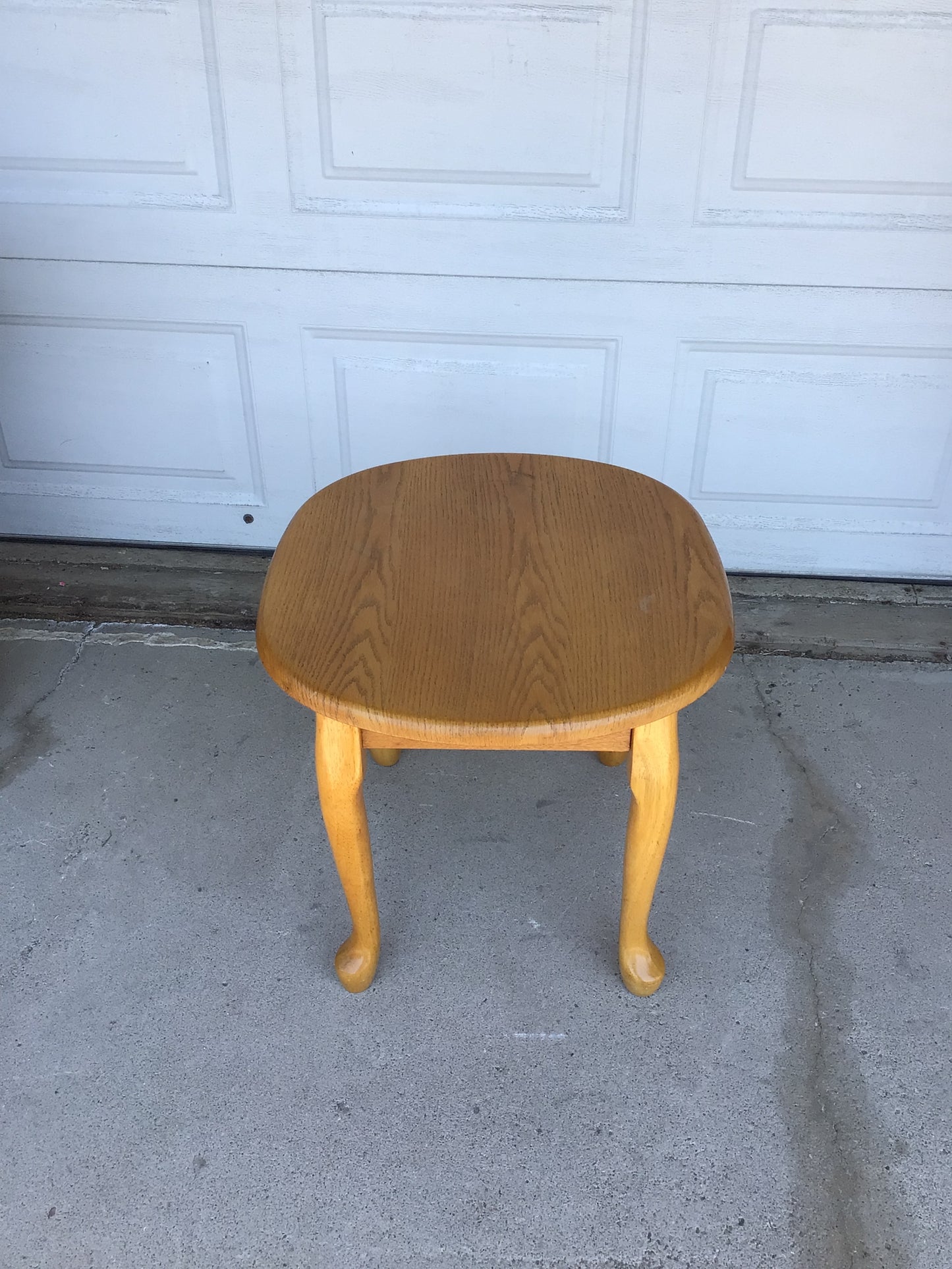 Oval End Table