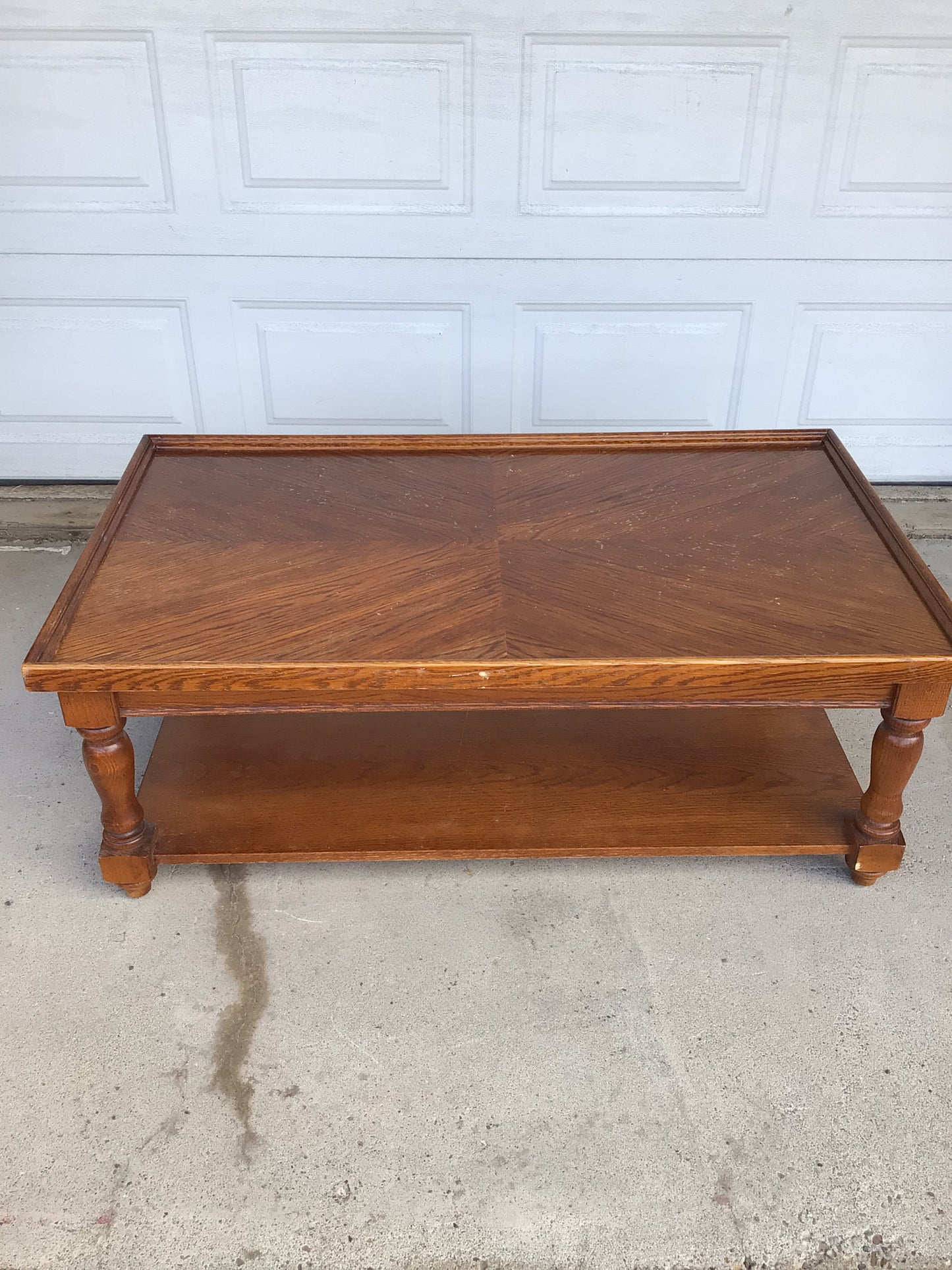 Rustic Two Tier Coffee Table