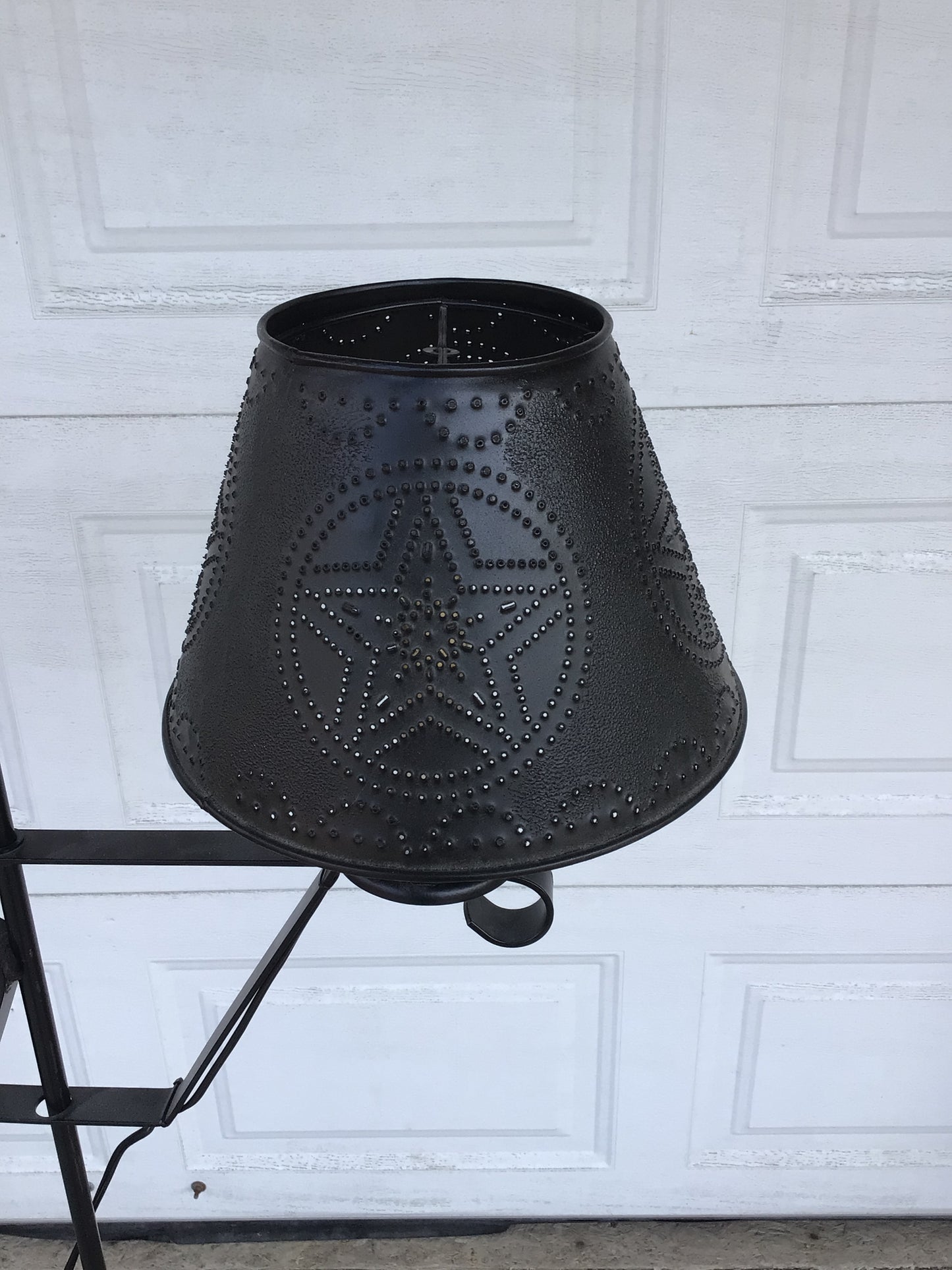 Farmer Couple Silhouette Floor Lamp