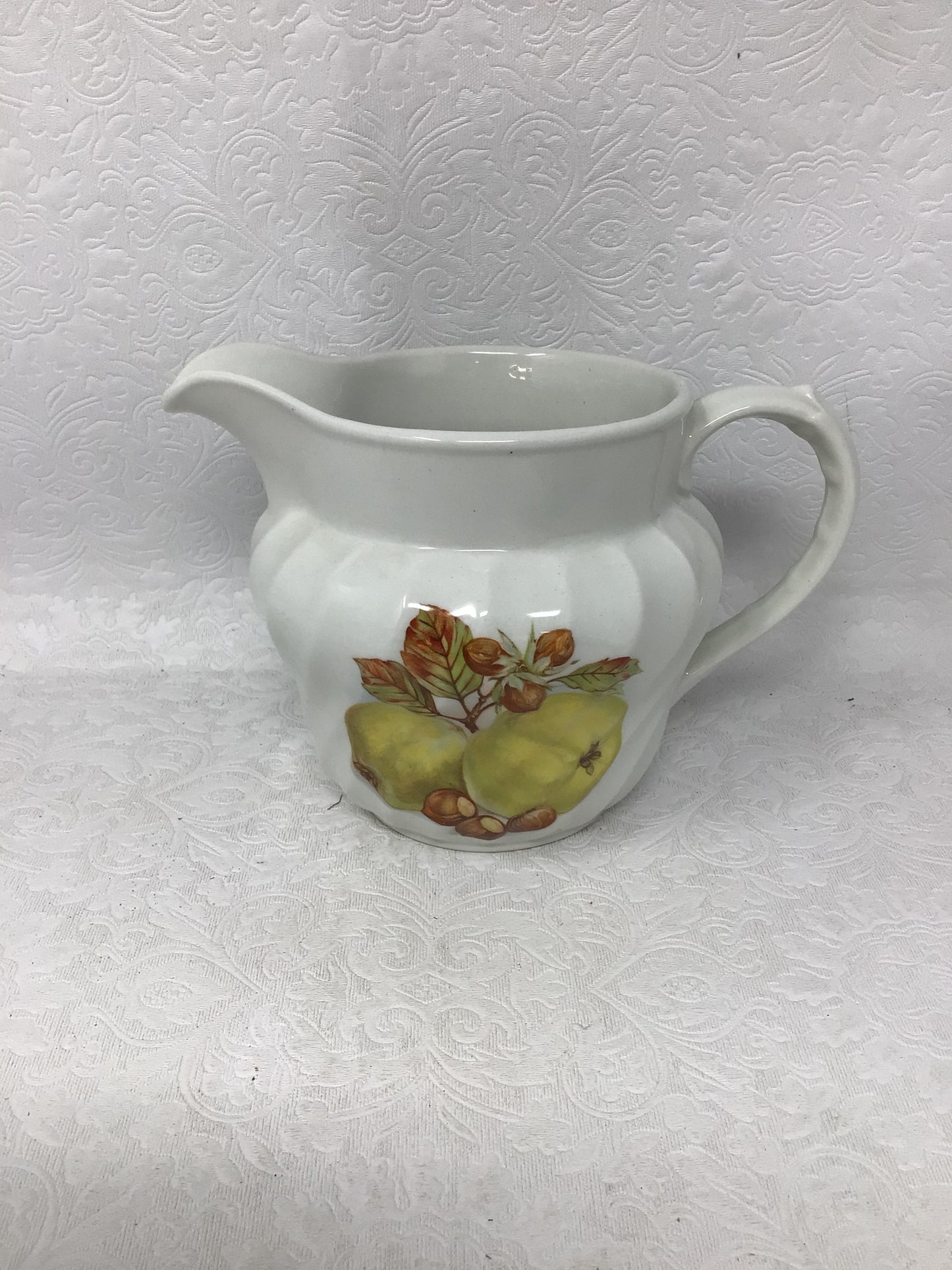 Burleigh Ware Harvest Fruits Pitcher
