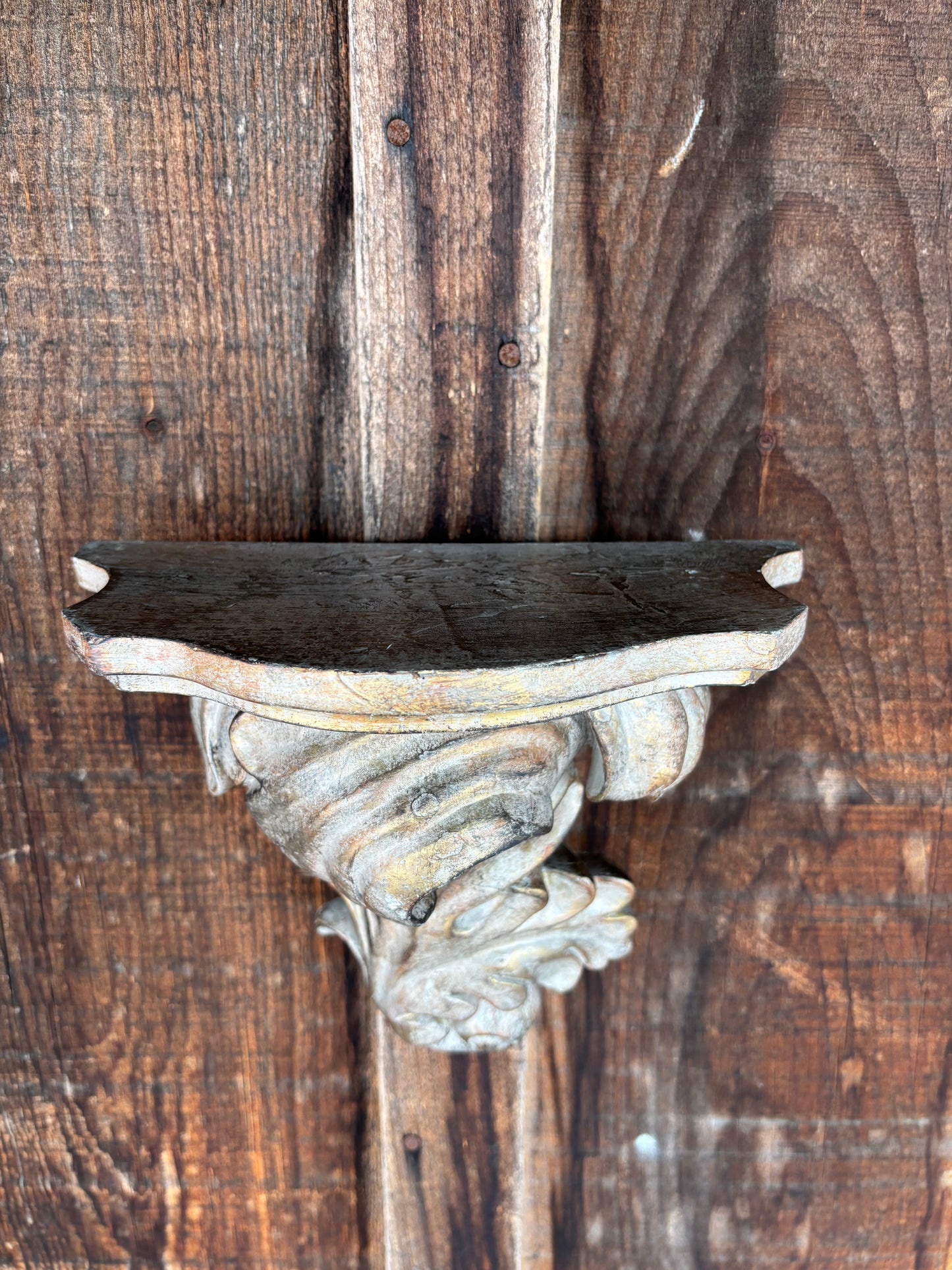 Ornate Wall Shelf Sconce