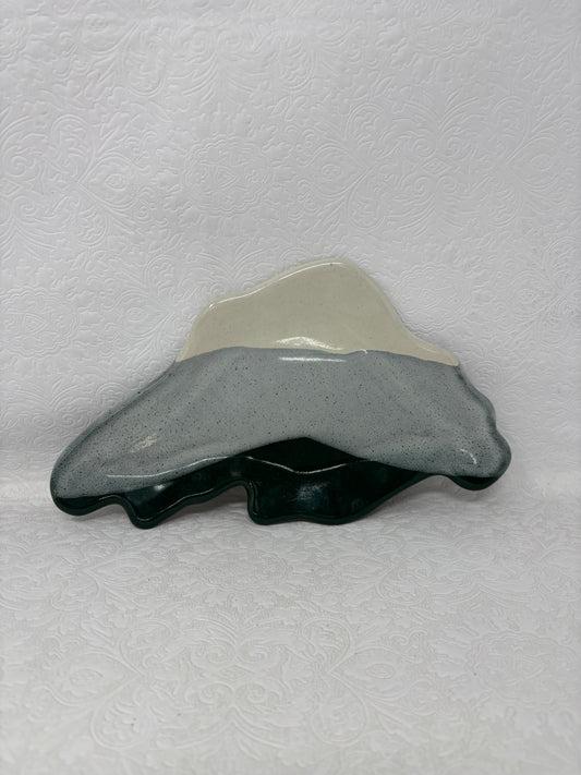 Pottery Plate of Lake Superior by P0T's 2G0