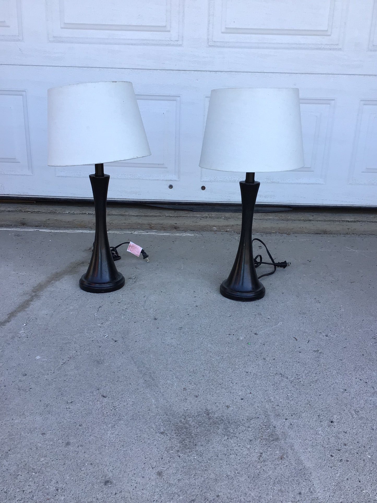 Black Wood Lamp