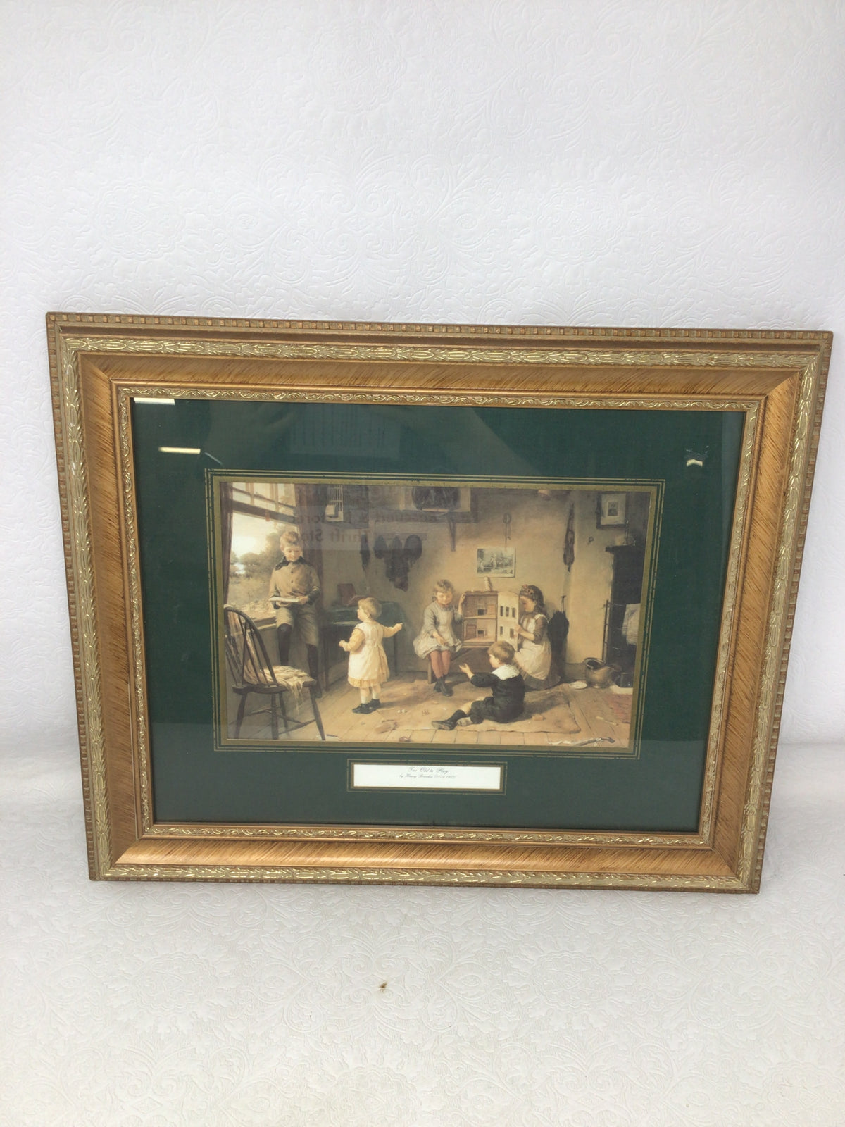 "Too Old To Play" print by Harry Brooker