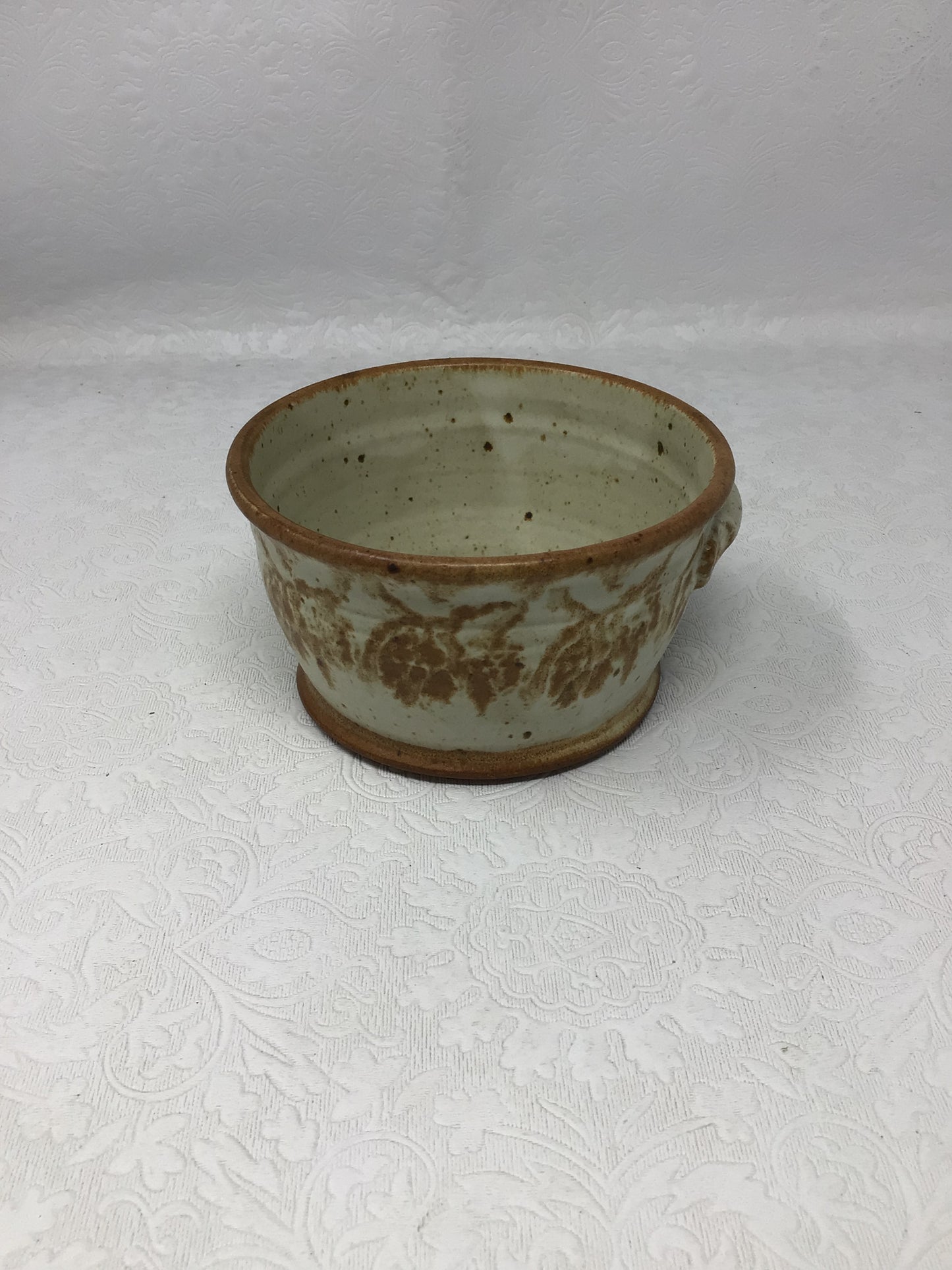 Pottery Bowl With Handle