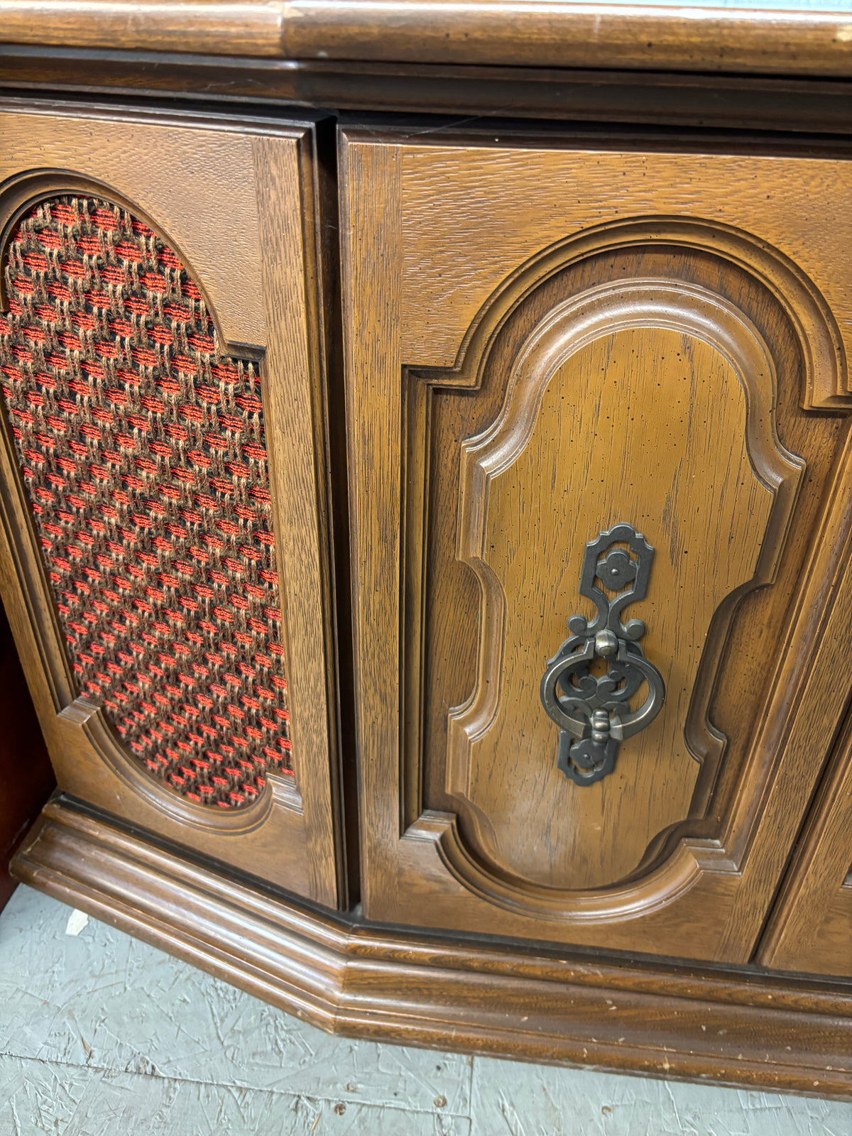 “The Monterey” Vintage MCM Wood Stereo Console