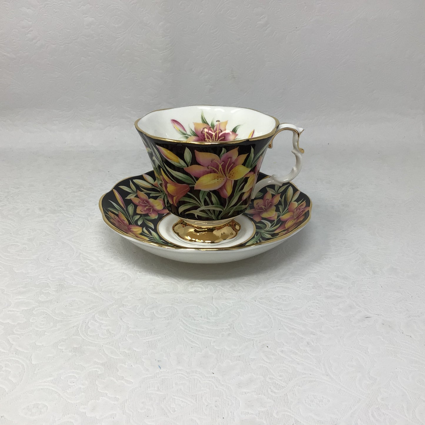 Pink Floral Royal Albert Tea Cup and Saucer