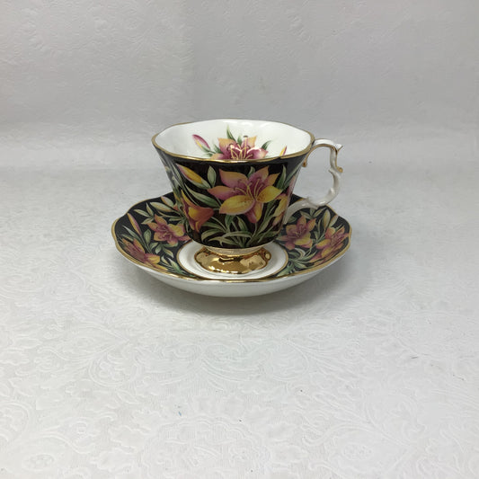 Pink Floral Royal Albert Tea Cup and Saucer