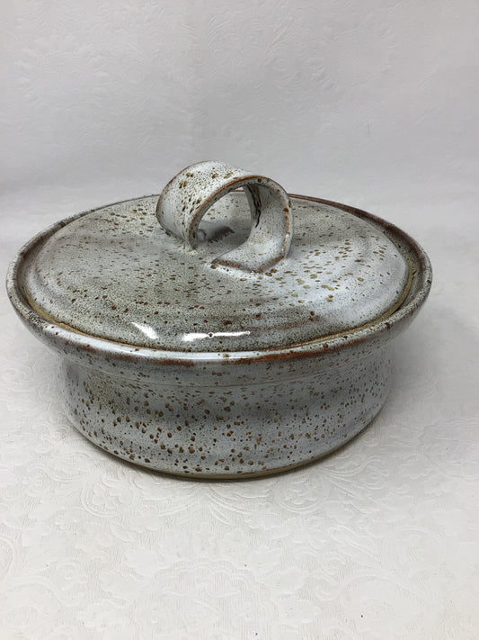 Vintage Stoneware Casserole Dish