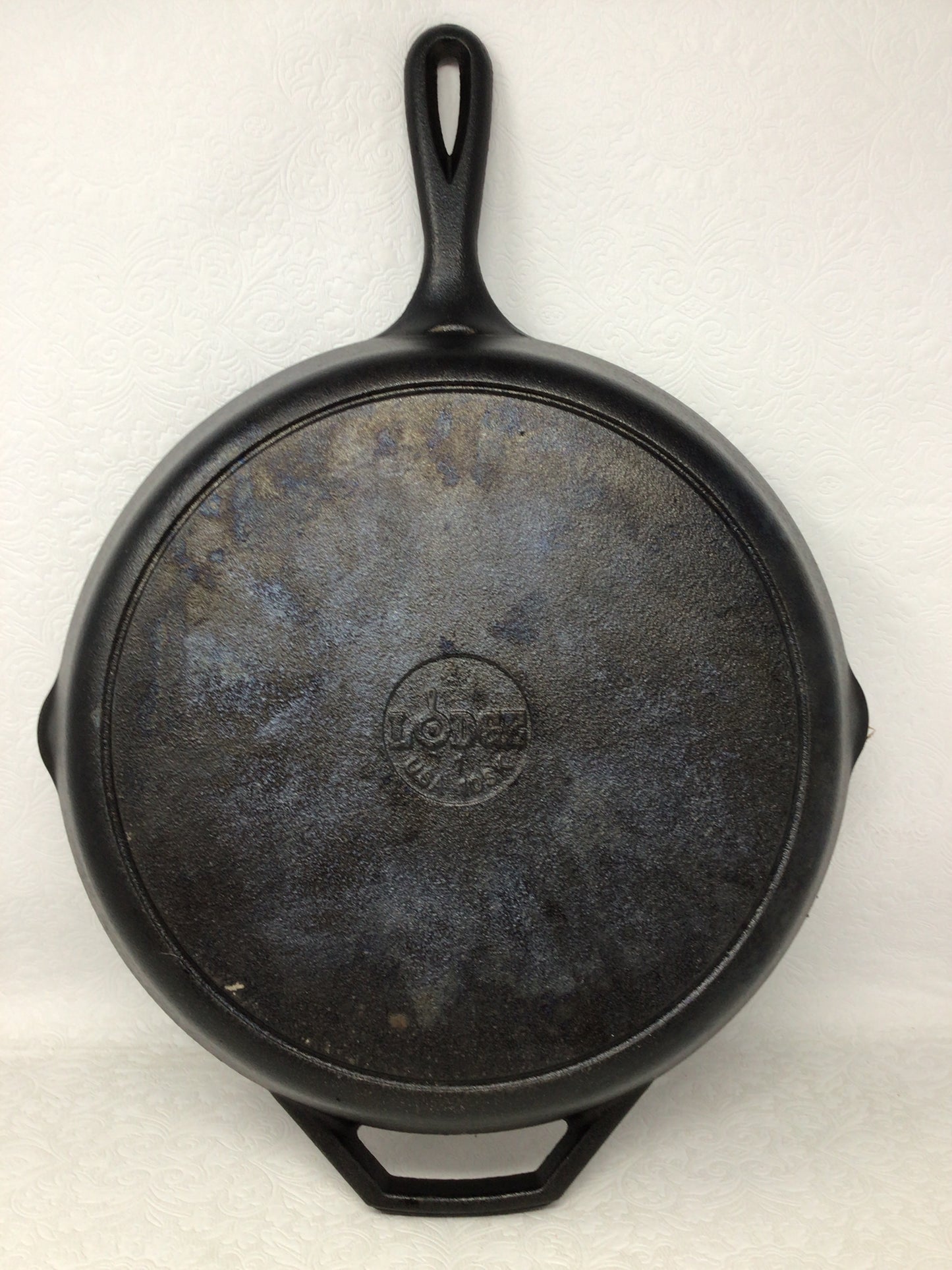 Vintage Lodge Cast Iron Frying Pan