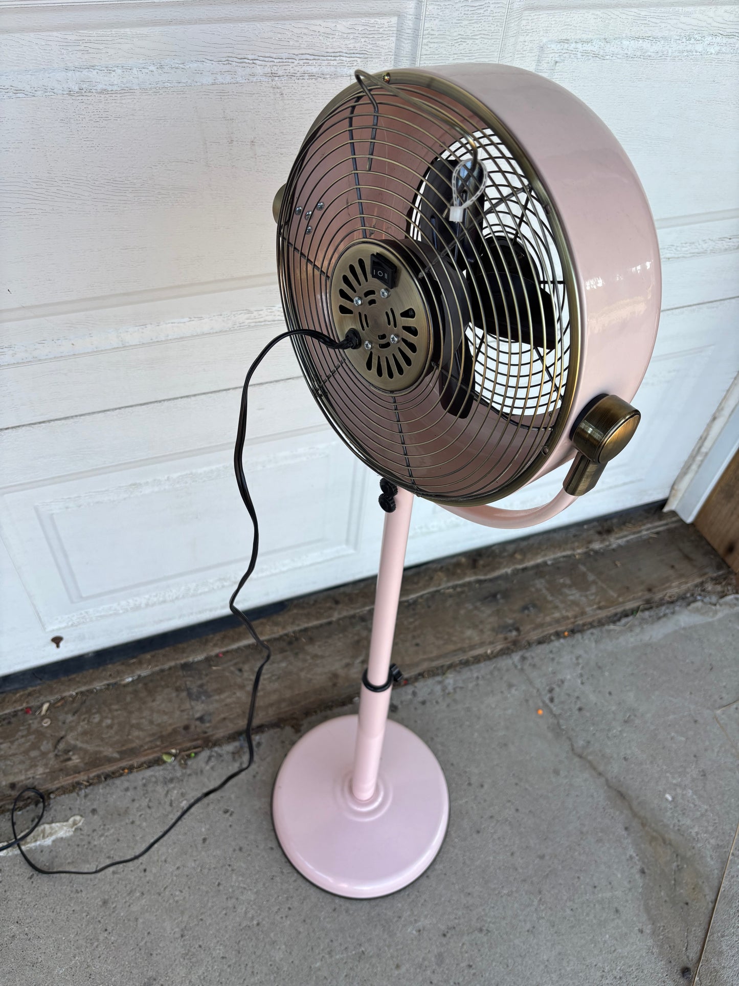 Pink Retro Style Fan